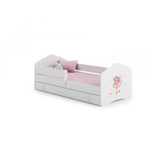 Lit enfant FALA BAR+SZU 160x80 Fée avec tiroir de rangement avec matelas