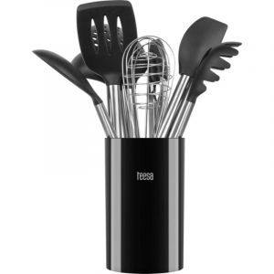 Teesa TSA0147 Ensemble d'Ustensiles De Cuisine En Silicone 9 Pi&egrave;ces BPA Free
