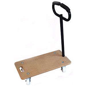 Chariot de manutention avec poign&eacute;e - max 200 kg