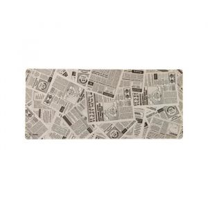 FISURA - Tapis de Souris XXL Journal. Tapis de Bureau et Jeu Noir et Blanc. Tapis de Souris Extra Large avec Base antidérapante. Dimensions : 80 x 35 cm. Noir et Blanc.