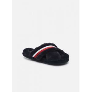 Tommy Hilfiger Chaussons mules ouvertes croisées Bleu