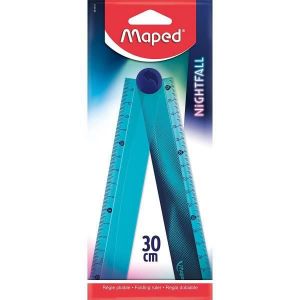 Maped Règle Pliable 15/30 Cm Nightfall - La Règle