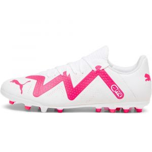 Puma Homme Future Play MG Chaussure de Football, Orchidée de Feu Blanche, 44.5 EU