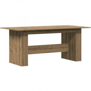 VidaXL Table À Manger Chêne Artisanal 180x90x76 Cm Bois D'ingénierie