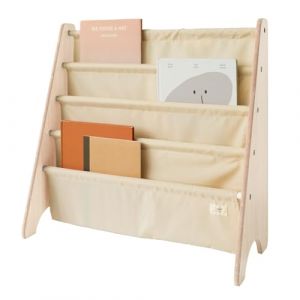 3 Sprouts Bibliothèque en tissu recyclé Beige