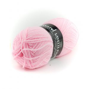 Pelote de fil &agrave; tricoter Layette Plus rose - Plassard