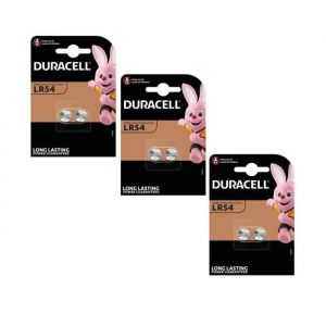 Duracell 6 pile LR54