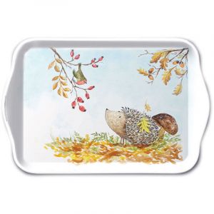 Ambiente Mini plateau h&eacute;risson et oiseau