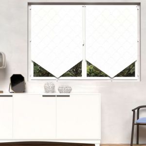 Soleil d'Ocre Pauline Brise bise, Polyester, Blanc, par - 90 x 120 cm - Blanc