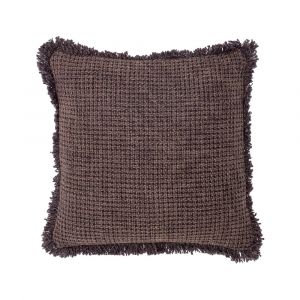 Bloomingville Coussin en coton violet 45x45 cm