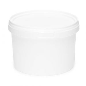 Garronda Seau avec Couvercle 0,5 L pour Le Stockage de Produits Alimentaires et Chimiques 1 Pi&egrave;ce Blanc GD-0071