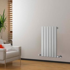 Image de Hudson Reed Radiateur design horizontal Delta 63,5 cm x 42 cm x 7 cm 376 Watts