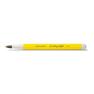 LECUHTTURM1917 362452 Drehgriffel Nr. 1, Citron - Stylo à bille avec encre bleue