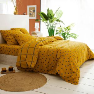 Drap Housse MAX rayures jaune