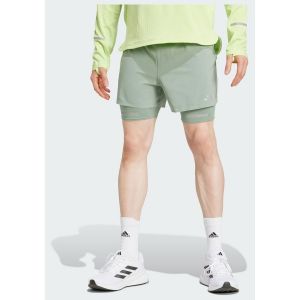 Adidas Short de running réfléchissant 2 en 1 Ultimate, pointure XX-Large - Taille XX-Large