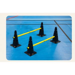 Cônes d’agilité avec barres PowerShot (x4)