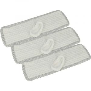 Vhbw 6x Housses de rechange compatible avec Dirt Devil Vaporex M380, M380-1, M380-2, M380-5 nettoyeur à vapeur - 3x housse en coton, 3x Bodentuch