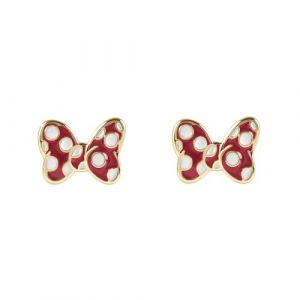 Minnie - Noeud - 1 Paire De Clous D'oreilles