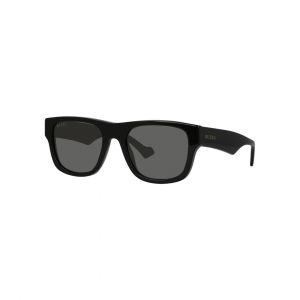 Image de Gucci Homme GG1427S 002 Lunettes de soleil Ac&eacute;tate Noir Gris Carr&eacute; Polaris&eacute; Anti-r&eacute;flexion