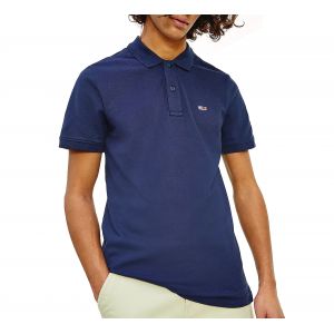 Tommy Jeans Polo slim en coton biologique à manches courtes Bleus - Taille 3