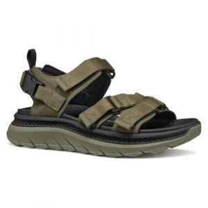 Geox Homme U SPHERICA Actif X S Sandale de Sport, Military, 42 EU