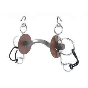 Pelham pour cheval long avec passage de langue, doux Beris Konnex