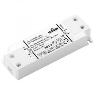 Dehner Elektronik Transformateur pour led, driver de led se 20-12VF (12VDC) &agrave; tension constante 20 w 1.67 a 12 v/dc homologu&eacute; po