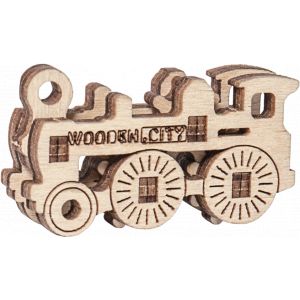 Wooden City Widgets de transport de puzzle 3D en bois 10.6 cm 3 pièces