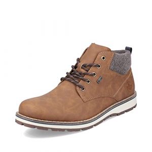 Image de Rieker Homme Chaussures à Lacets 38419, Monsieur Chaussures Confortables TEX,Chaussure Basse Confort,Lacets,Confortable,Marron (Braun / 24),41 EU / 7.5 UK