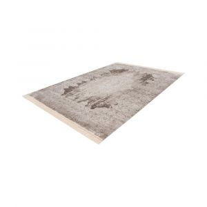 Image de Tapis Pierre Cardin 290x200cm, design E109E coloris argent - Confort et élégance pour votre intérieur