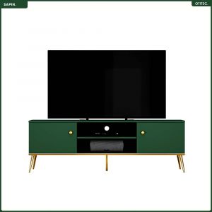 Meuble TV - H.54 x L.160 x P.40 cm - SAPIN