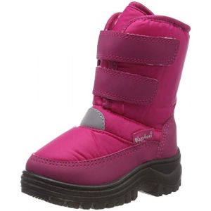 Playshoes Bottes d'hiver avec velcro rose - Taille 26/27