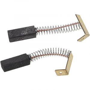 Vhbw 2x Balais de charbon pour moteur 5 x 6,4 x 16,9mm remplacement pour Fein 30711059007 pour outil électrique, perceuse à batterie