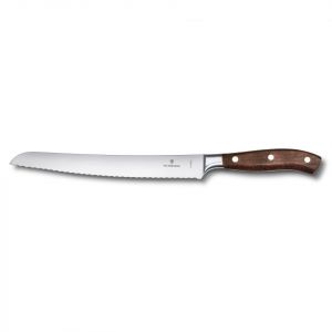 Victorinox Couteau à pain lame 23cm manche en palissandre - Grand Maître