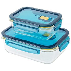 Quid Ensemble de Bo&icirc;tes &agrave; Lunch Astral Verre Transparent (2 pcs)
