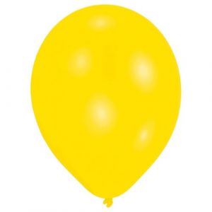 Amscan 9904919 25 Ballons en Latex Jaune