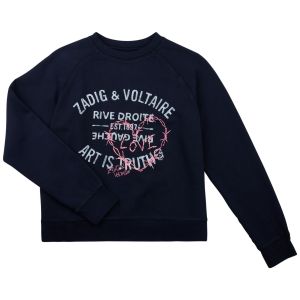 Zadig & Voltaire Sweat-shirt enfant X60436 Marine - Taille 8 ans,10 ans,12 ans