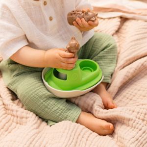 Le bateau de bain mr renard, made in france en matière recyclée, cream