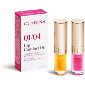 Clarins Lip Comfort Oil Duo Gaves&aelig;t til l&aelig;ber