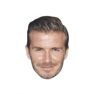 Star Cutouts Masque en carton - Sportif Ancien Footballeur David Beckham