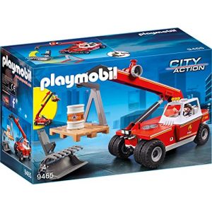 Playmobil 9465 - Pompiers de Chargeur Télescopique