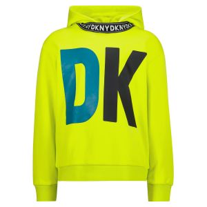 Image de DKNY Sweat à capuche molletonné Vert - Couleur Vert - Taille 14-16 ans