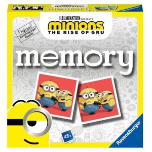 Ravensburger Jeu de placement - Minions The Rise of Gru - 48 Cartes d'Image - Jaune - Enfant - Mixte