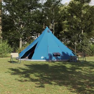 Tente Familiale Tipi Bleue Imperméable pour 12 Personnes