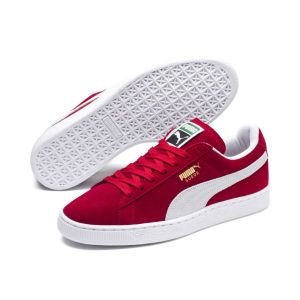 Image de Puma Suede Classic+ - Baskets mode - Mixte Adulte - Rouge (Red/White 05) - 46 EU