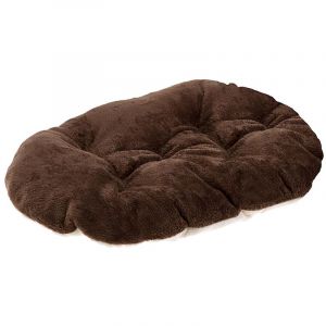 Image de Ferplast Relax Soft Coussin pour chiens et chats en peluche moelleuse. Différentes couleurs et tailles.. Variante 65/6 - Mesures: 65 x 42 cm - Marron