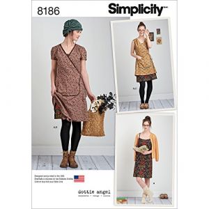 Image de Simplicity Patron 8186.p5 - robe et robe drapée