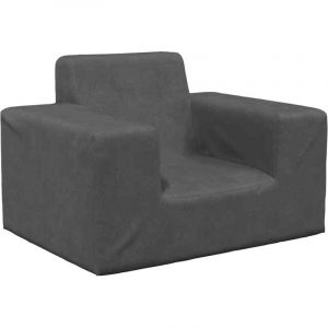 VidaXL Canapé pour enfants Anthracite Peluche douce