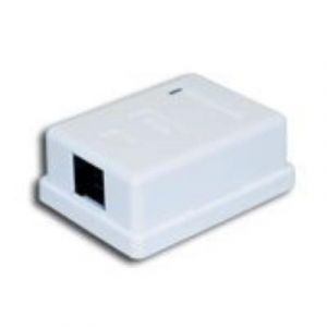 Prise murale réseau A-LAN GN005 Cat5e F/UTP Blanche 1 port RJ-45