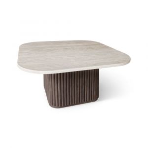 Now's Home Table basse effet travertin, ESTHER